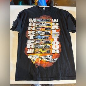 Monster Jam Black Graphic T-Shirt
